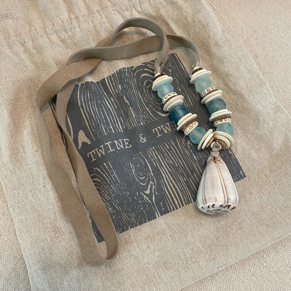 Twig & Twine shell necklace